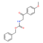 Carbamic acid, [2-(4-methoxyphenyl)-2-oxoethyl]-, phenylmethyl ester