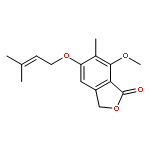 1(3H)-Isobenzofuranone,7-methoxy-6-methyl-5-[(3-methyl-2-butenyl)oxy]-