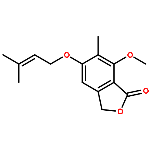 1(3H)-Isobenzofuranone,7-methoxy-6-methyl-5-[(3-methyl-2-butenyl)oxy]-