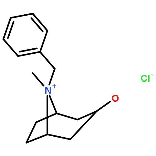 8-Azoniabicyclo[3.2.1]octane,3-hydroxy-8-methyl-8-(phenylmethyl)-, chloride, endo- (9CI)