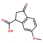 6-Methoxy-3-oxo-2,3-dihydro-1H-indene-1-carboxylic acid