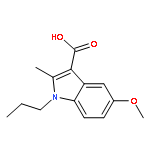 1H-Indole-3-carboxylicacid, 5-methoxy-2-methyl-1-propyl-