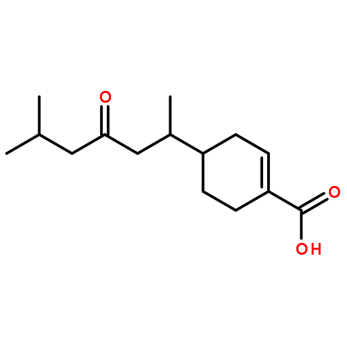 4-(6-methyl-4-oxoheptan-2-yl)cyclohex-1-ene-1-carboxylic acid