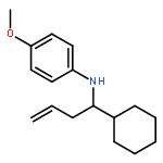 Benzenamine, N-(1-cyclohexyl-3-butenyl)-4-methoxy-