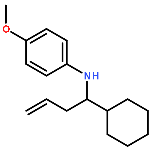 Benzenamine, N-(1-cyclohexyl-3-butenyl)-4-methoxy-