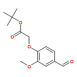 Acetic acid, (4-formyl-2-methoxyphenoxy)-, 1,1-dimethylethyl ester