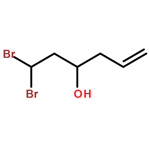 5-Hexen-3-ol, 1,1-dibromo-