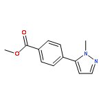 Methyl 4-(1-methyl-1H-pyrazol-5-yl)benzoate