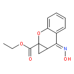 Benzo[b]cyclopropa[e]pyran-1a(1H)-carboxylicacid, 7,7a-dihydro-7-(hydroxyimino)-, ethyl ester