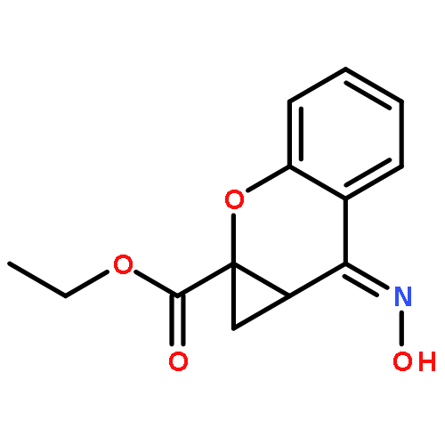 Benzo[b]cyclopropa[e]pyran-1a(1H)-carboxylicacid, 7,7a-dihydro-7-(hydroxyimino)-, ethyl ester