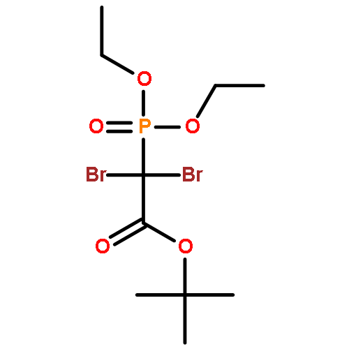 Acetic acid, dibromo(diethoxyphosphinyl)-, 1,1-dimethylethyl ester