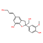 3-Benzofuranmethanol,7-hydroxy-2-(4-hydroxy-3-methoxyphenyl)-5-[(1E)-3-hydroxy-1-propen-1-yl]-