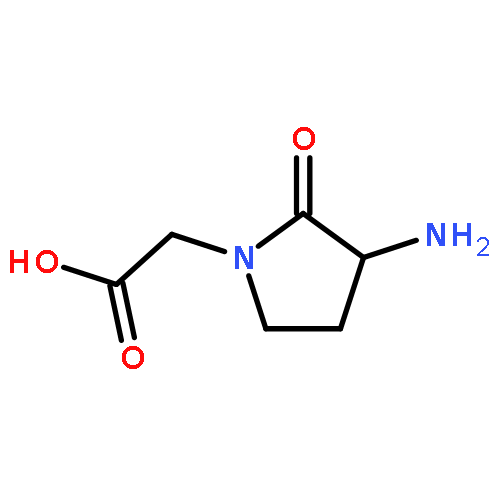 1-Pyrrolidineaceticacid, 3-amino-2-oxo-, (3R)-