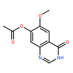 4(3H)-Quinazolinone,7-(acetyloxy)-6-methoxy-