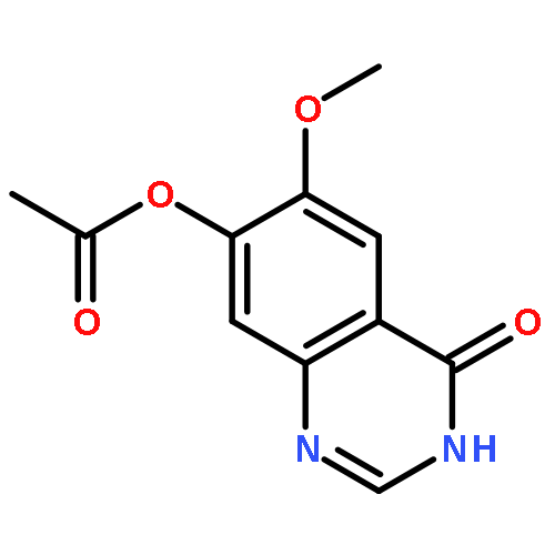 4(3H)-Quinazolinone,7-(acetyloxy)-6-methoxy-