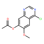 7-Quinazolinol,4-chloro-6-methoxy-, 7-acetate