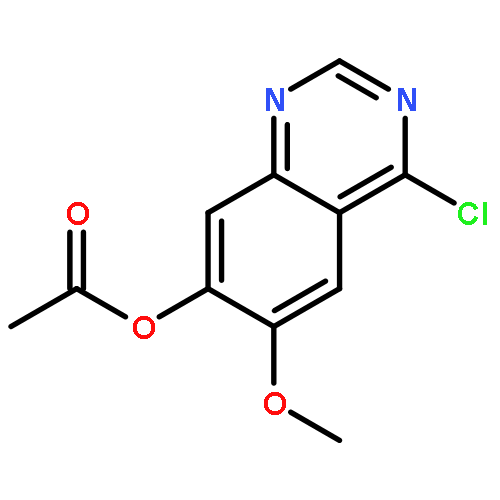 7-Quinazolinol,4-chloro-6-methoxy-, 7-acetate