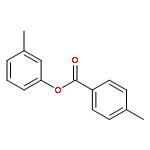 Benzoic acid,4-methyl-, 3-methylphenyl ester