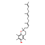 2H-1-Benzopyran-6-ol,3,4-dihydro-2,5,7,8-tetramethyl-2-(4,8,12-trimethyl-3,7,11-tridecatrien-1-yl)-