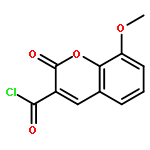 2H-1-Benzopyran-3-carbonyl chloride, 8-methoxy-2-oxo-