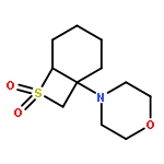 4-(7,7-dioxido-7-thiabicyclo[4.2.0]oct-1-yl)morpholine