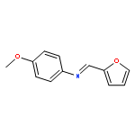 Benzenamine, N-(2-furanylmethylene)-4-methoxy-