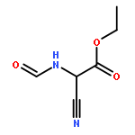 Acetic acid, cyano(formylamino)-, ethyl ester