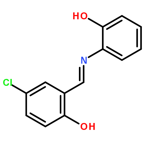 Phenol, 4-chloro-2-[[(2-hydroxyphenyl)imino]methyl]-