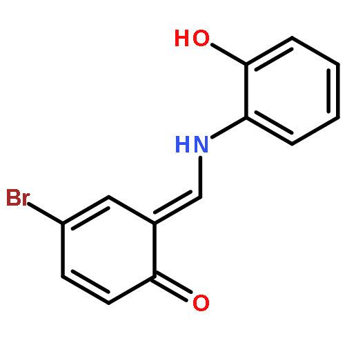 4-bromo-6-{[(2-hydroxyphenyl)amino]methylidene}cyclohexa-2,4-dien-1-one