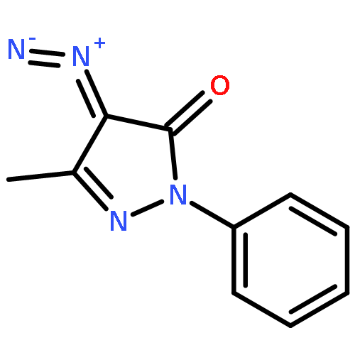 1-Phenyl-3-methyl-4-diazo-1H-pyrazole-5(4H)-one