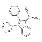 Propanedinitrile, (2,3-diphenyl-1H-inden-1-ylidene)-