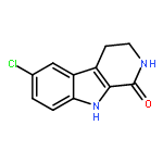 6-chloro-2,3,4,9-tetrahydro-1H-pyrido[3,4-b]indol-1-one