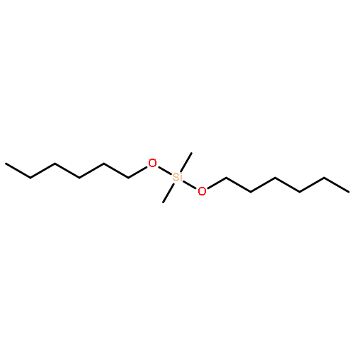 Silane, bis(hexyloxy)dimethyl-