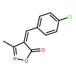 5(4H)-Isoxazolone, 4-[(4-chlorophenyl)methylene]-3-methyl-