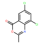 4H-3,1-Benzoxazin-4-one, 6,8-dichloro-2-methyl-