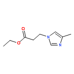 1H-Imidazole-1-propanoic acid, 4-methyl-, ethyl ester