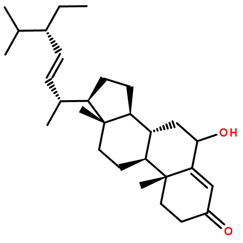 Stigmasta-4,22-dien-3-one, 6-hydroxy-, (22E)-