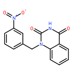 2,4(1H,3H)-Quinazolinedione, 1-[(3-nitrophenyl)methyl]-