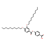 Benzoic acid, 3,4-bis(decyloxy)-, 4-carboxyphenyl ester