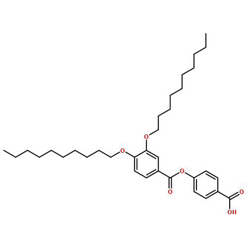 Benzoic acid, 3,4-bis(decyloxy)-, 4-carboxyphenyl ester