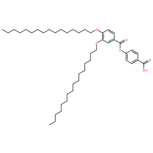 Benzoic acid, 3,4-bis(hexadecyloxy)-, 4-carboxyphenyl ester