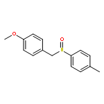 Benzene, 1-methoxy-4-[[(4-methylphenyl)sulfinyl]methyl]-