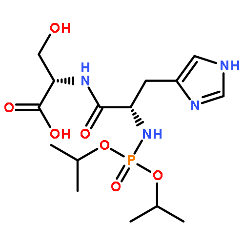 L-Serine, N-[N-[bis(1-methylethoxy)phosphinyl]-L-histidyl]-