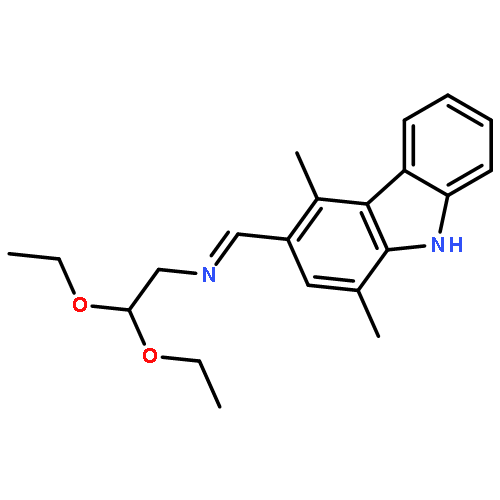 N-(2,2-diethoxyethyl)-1-(1,4-dimethyl-9h-carbazol-3-yl)methanimine