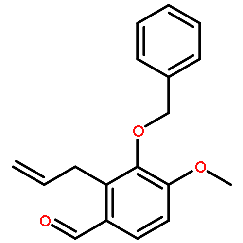 Benzaldehyde, 4-methoxy-3-(phenylmethoxy)-2-(2-propenyl)-