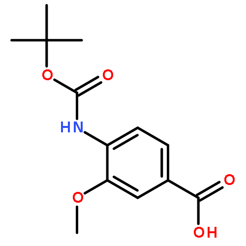 4-((tert-Butoxycarbonyl)amino)-3-methoxybenzoic acid