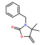 2-Oxazolidinone, 4,4-dimethyl-5-methylene-3-(phenylmethyl)-