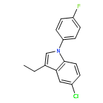 1H-Indole, 5-chloro-3-ethyl-1-(4-fluorophenyl)-