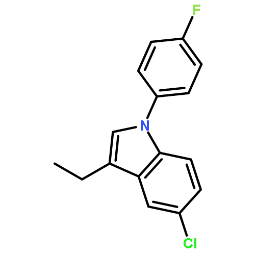 1H-Indole, 5-chloro-3-ethyl-1-(4-fluorophenyl)-