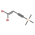 Silane, (4,4-dibromo-3-buten-1-ynyl)trimethyl-